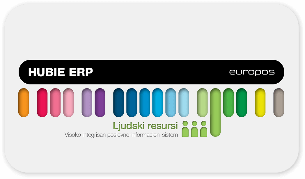 Ljudski resursi podsistem HUBIE ERP softverskog rešenja u kome se vodi kompletna evidencija kadrova